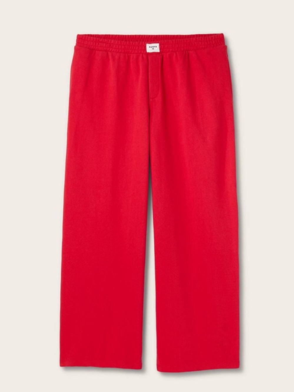 Women's High-Rise Boxer Sweatpants - Parke x Target Red S